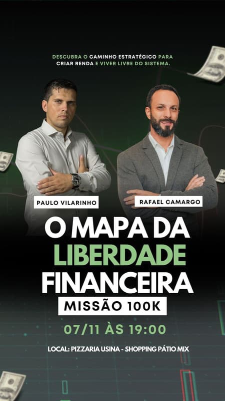 Imagem promocional do evento Missão 100k
